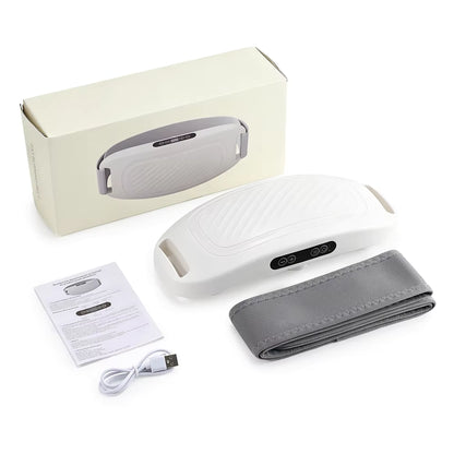 Electric Abdominal Massager with Heat & Twin-Motor Kneading